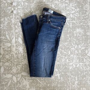Ag Adriano Goldschmied Blue Skinny Jeans